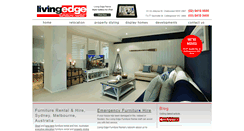 Desktop Screenshot of livingedgerental.com.au