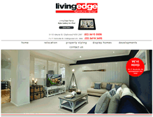 Tablet Screenshot of livingedgerental.com.au